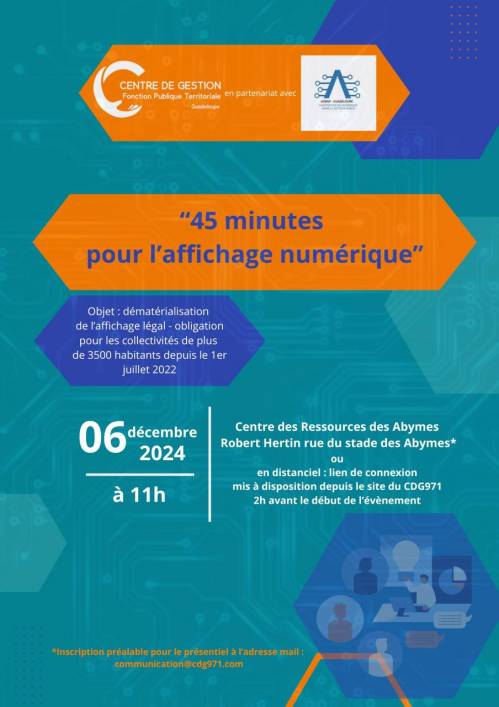 45 minutes pour l'affichage numérique